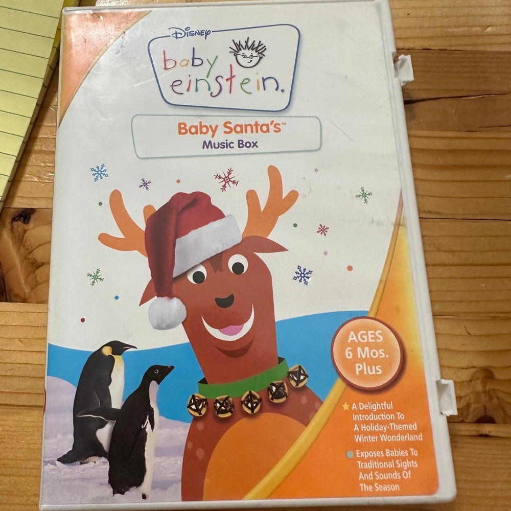 Disney Baby Einstein Baby Santa's Music Box DVD 2007 Holiday Christmas Music